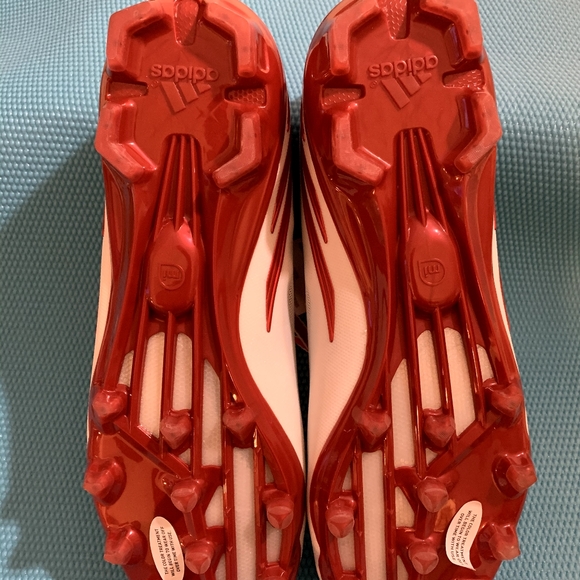 Adidas RGIII RG3 Size 15 Quick Frame Men's Football Cleats White Red C76205 - Picture 6 of 11